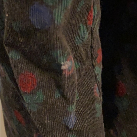 Laura Ashley Floral Corduroy Midi Dress, Size 4 - Picture 3 of 15